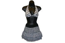 Load image into Gallery viewer, Leopard Print Tiered Mini Skirt